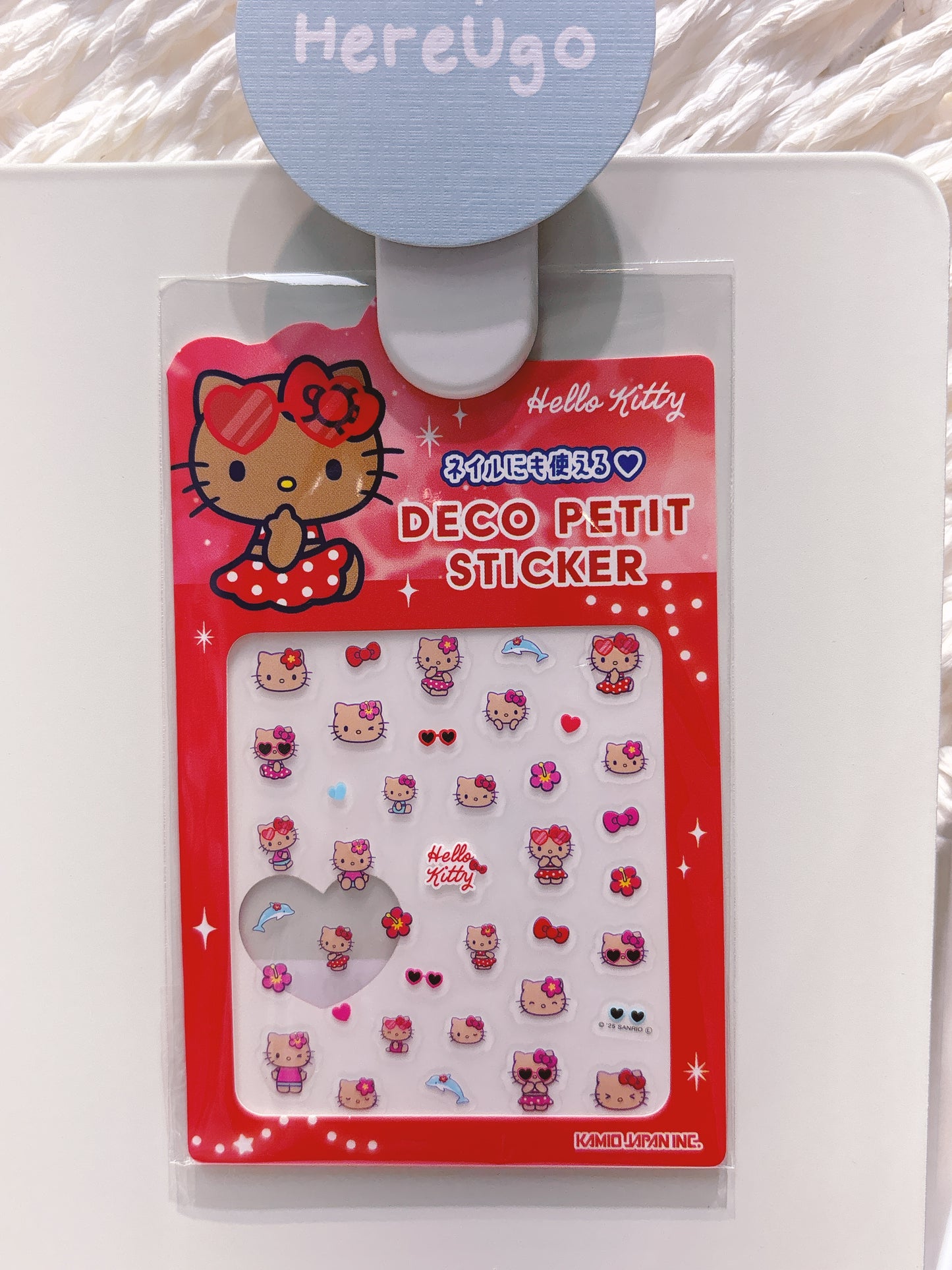 日本渡假限定。三麗鷗美甲貼紙/裝飾指甲貼 Hello Kitty/美樂蒂/酷洛米/帕恰狗/大耳狗/布丁狗