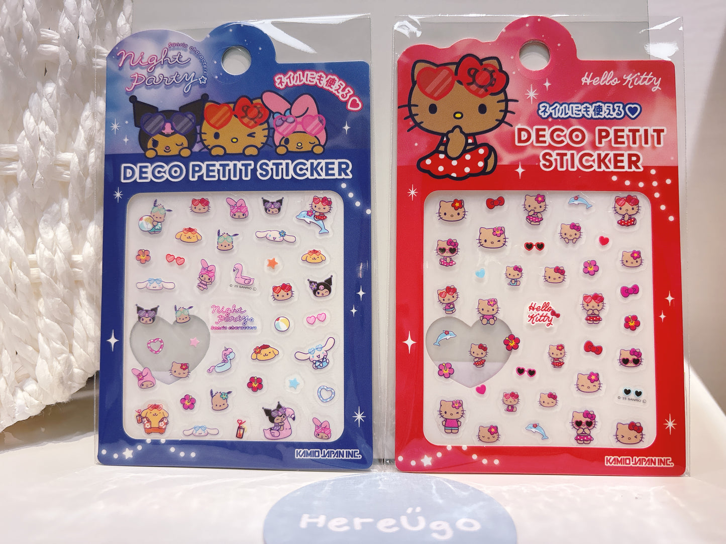 日本渡假限定。三麗鷗美甲貼紙/裝飾指甲貼 Hello Kitty/美樂蒂/酷洛米/帕恰狗/大耳狗/布丁狗