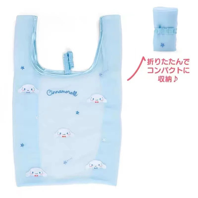 三麗鷗大耳狗網紗刺繡購物提袋