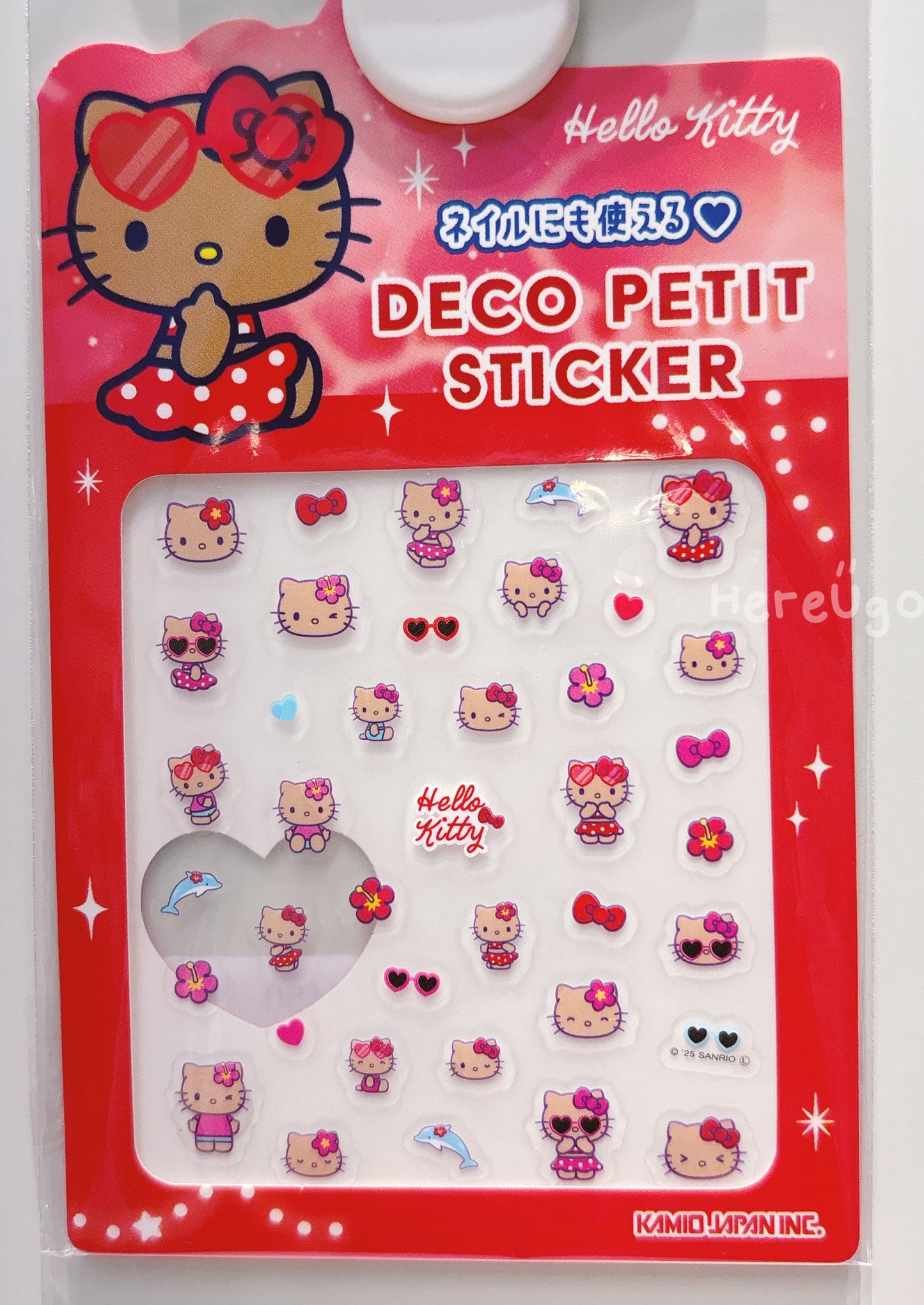 日本渡假限定。三麗鷗美甲貼紙/裝飾指甲貼 Hello Kitty/美樂蒂/酷洛米/帕恰狗/大耳狗/布丁狗