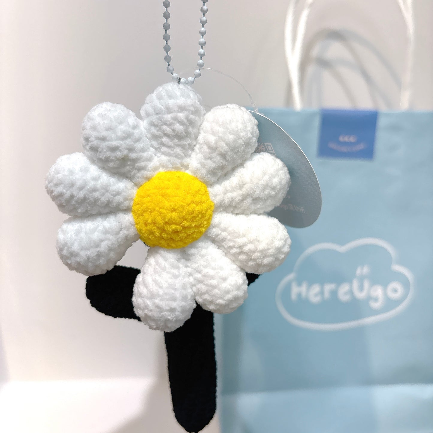GD 權志龍鉤織小菊花 🌼 吊飾/鑰匙圈