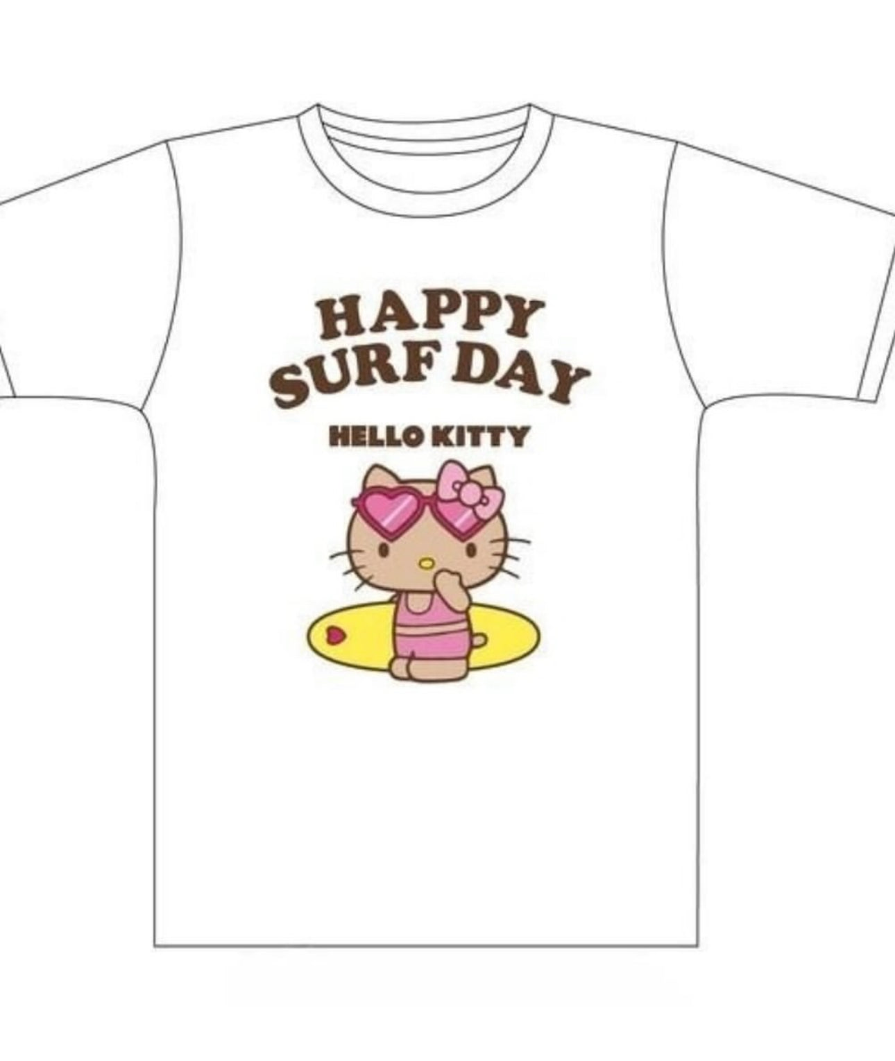 沖繩限定Hello Kitty曬黑衝浪板t-shirt (S)