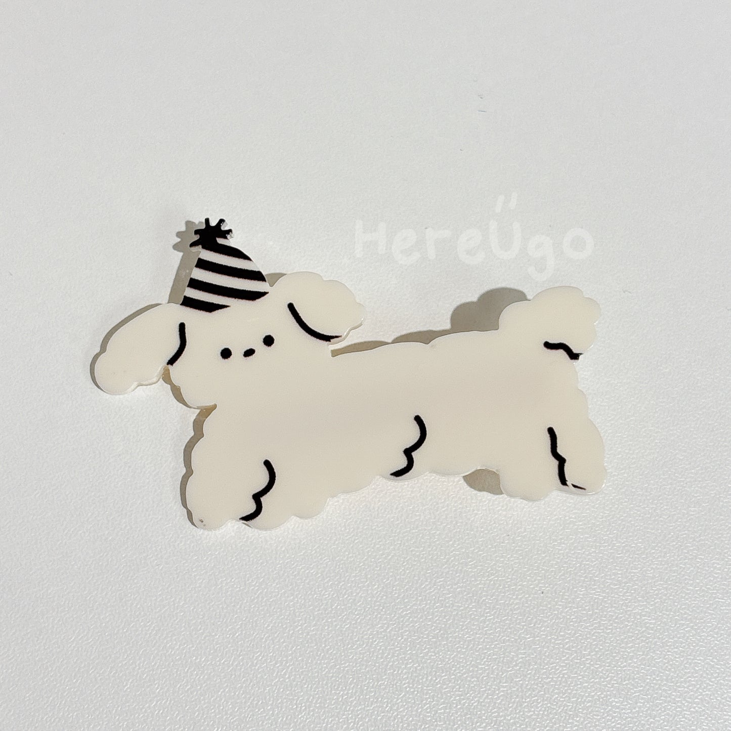 生日帽狗狗髮夾 (3色)