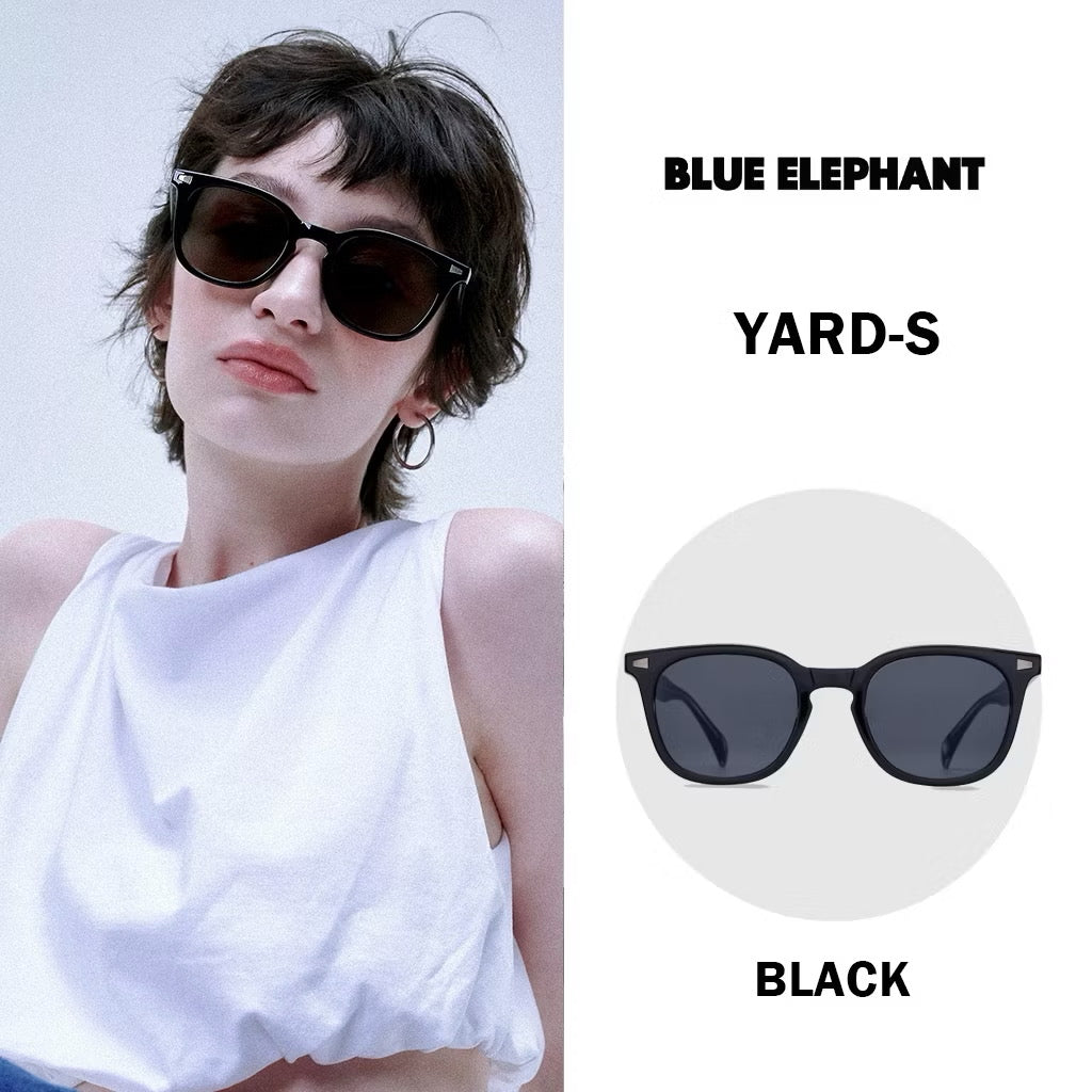 【新品タグ付き】BLUE ELEPHANT YARD-S black サングラス BLUE ELEPHANT] YARD-s black 墨鏡太陽眼鏡– HereÜgo 選物所