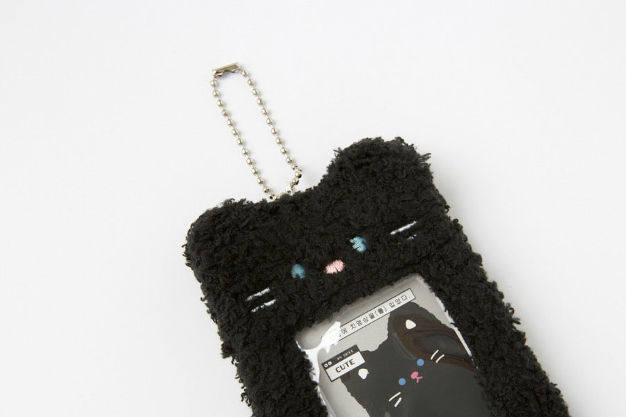 毛絨造型明星卡套