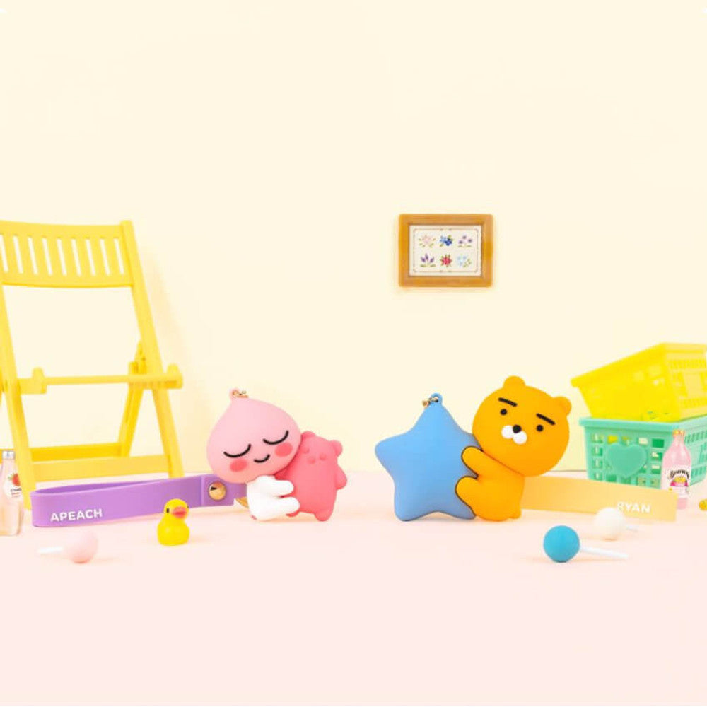 [Kakao Friend] Apeach 屁屁桃抱熊熊 鑰匙圈