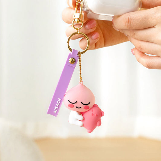 [Kakao Friend] Apeach 屁屁桃抱熊熊 鑰匙圈