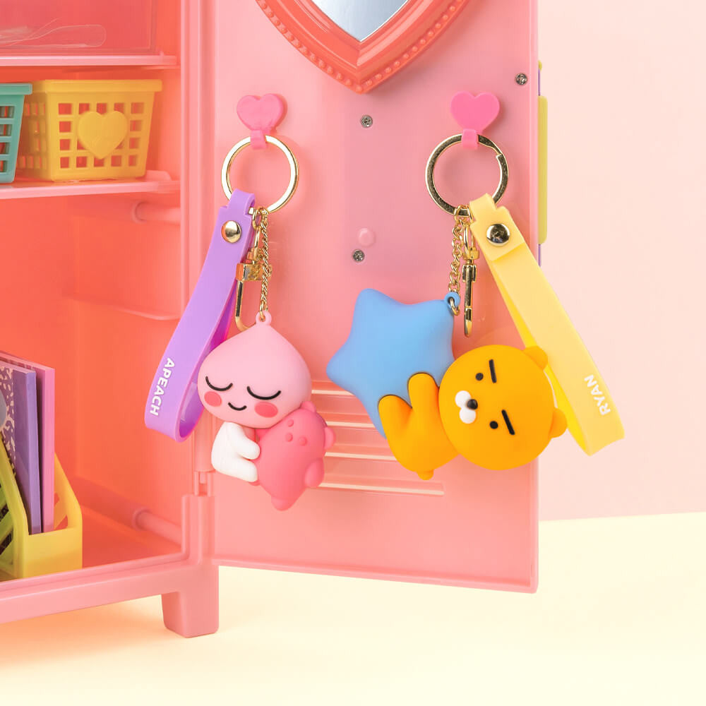 [Kakao Friend] Apeach 屁屁桃抱熊熊 鑰匙圈
