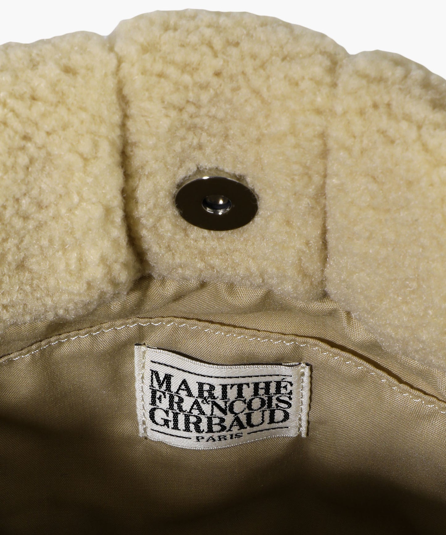 [MARITHE FRANCOIS GIRBAUD] MFG 經典Logo 毛呢泰迪熊 手提袋/包