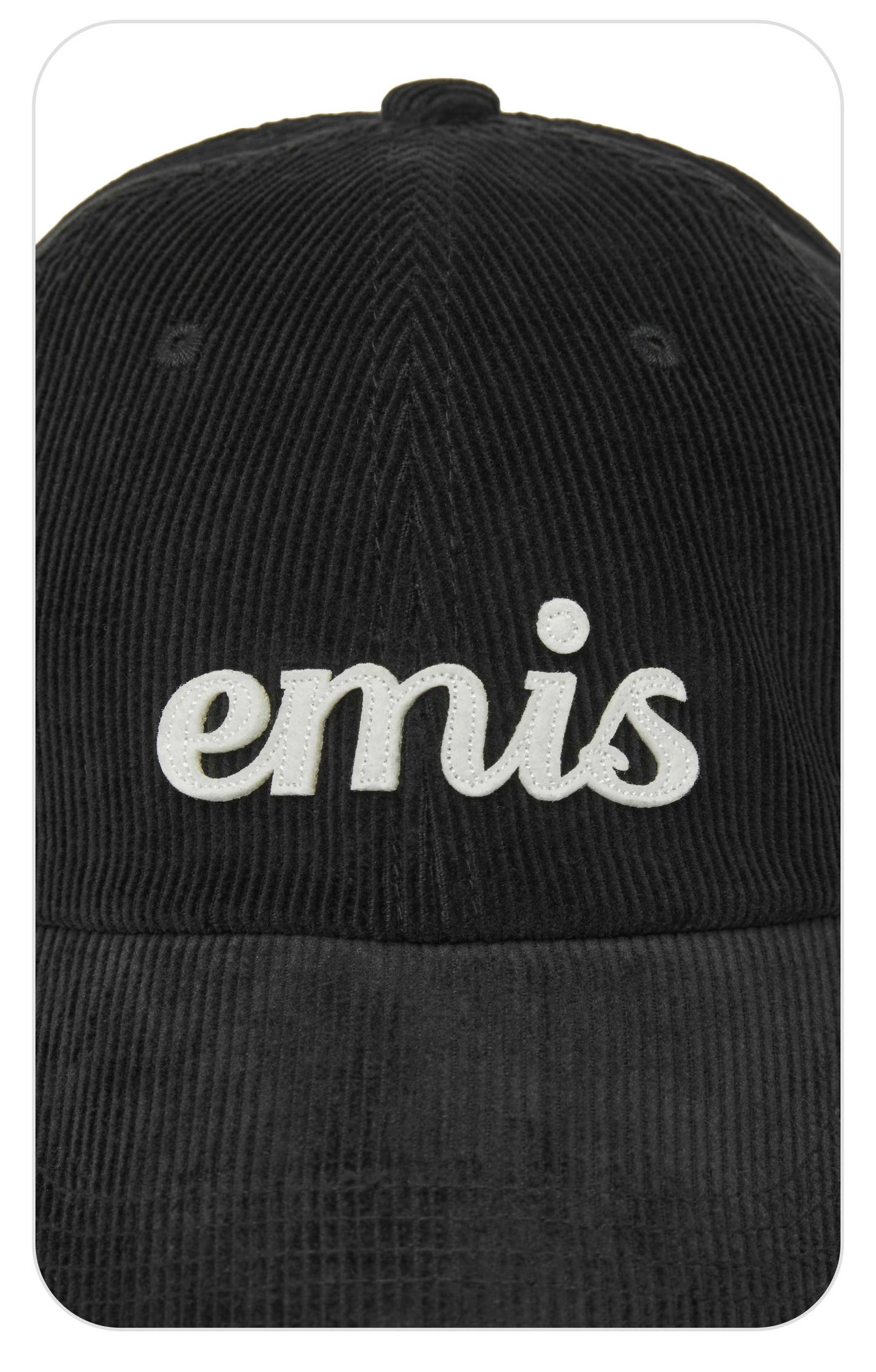 [EMIS] 燈芯絨 LOGO 棒球帽