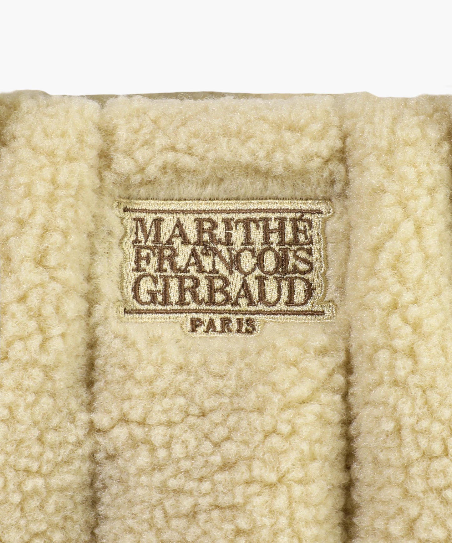 [MARITHE FRANCOIS GIRBAUD] MFG 經典Logo 毛呢泰迪熊 手提袋/包