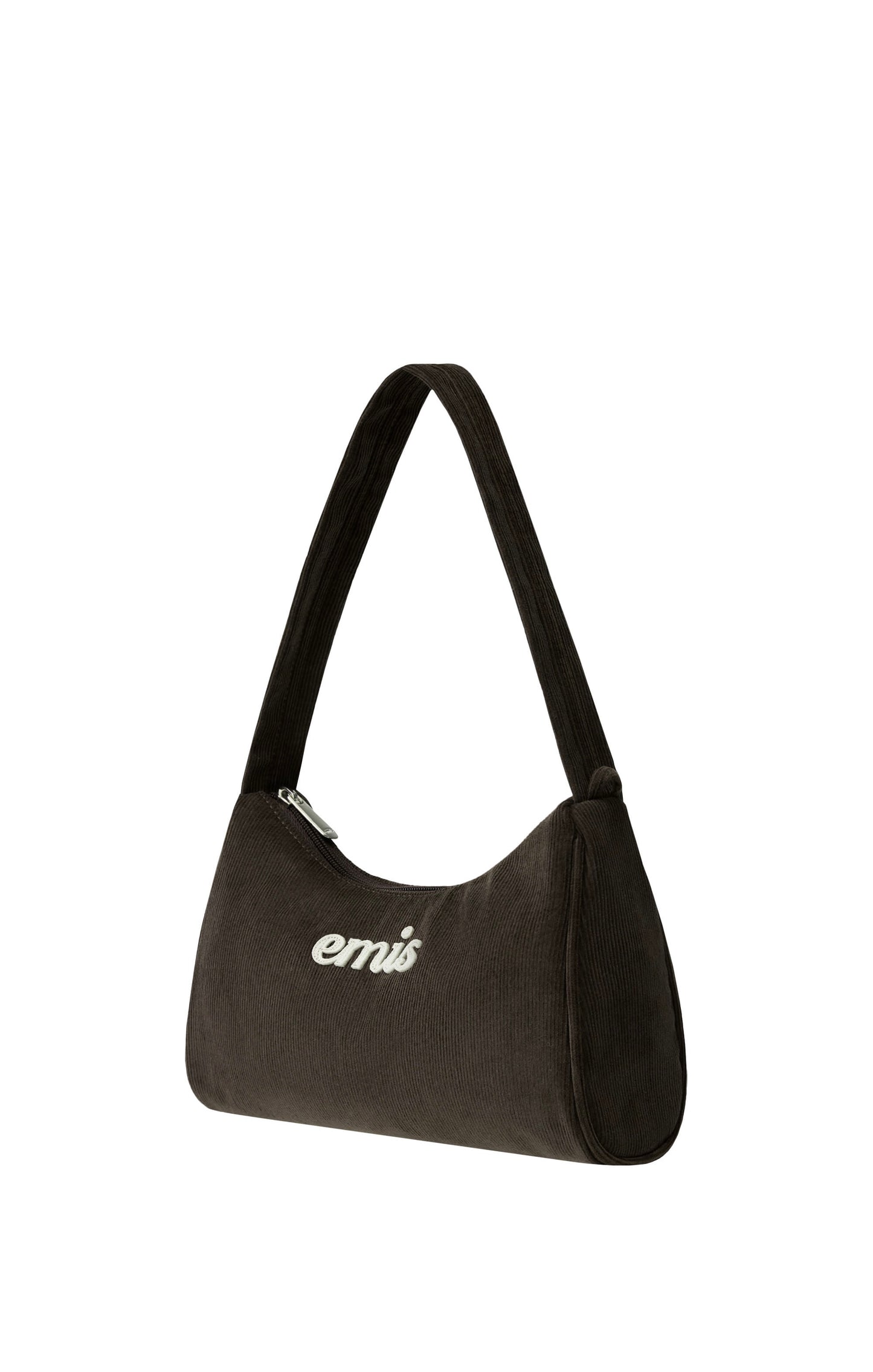 [EMIS] 燈芯絨 Logo HOBO包