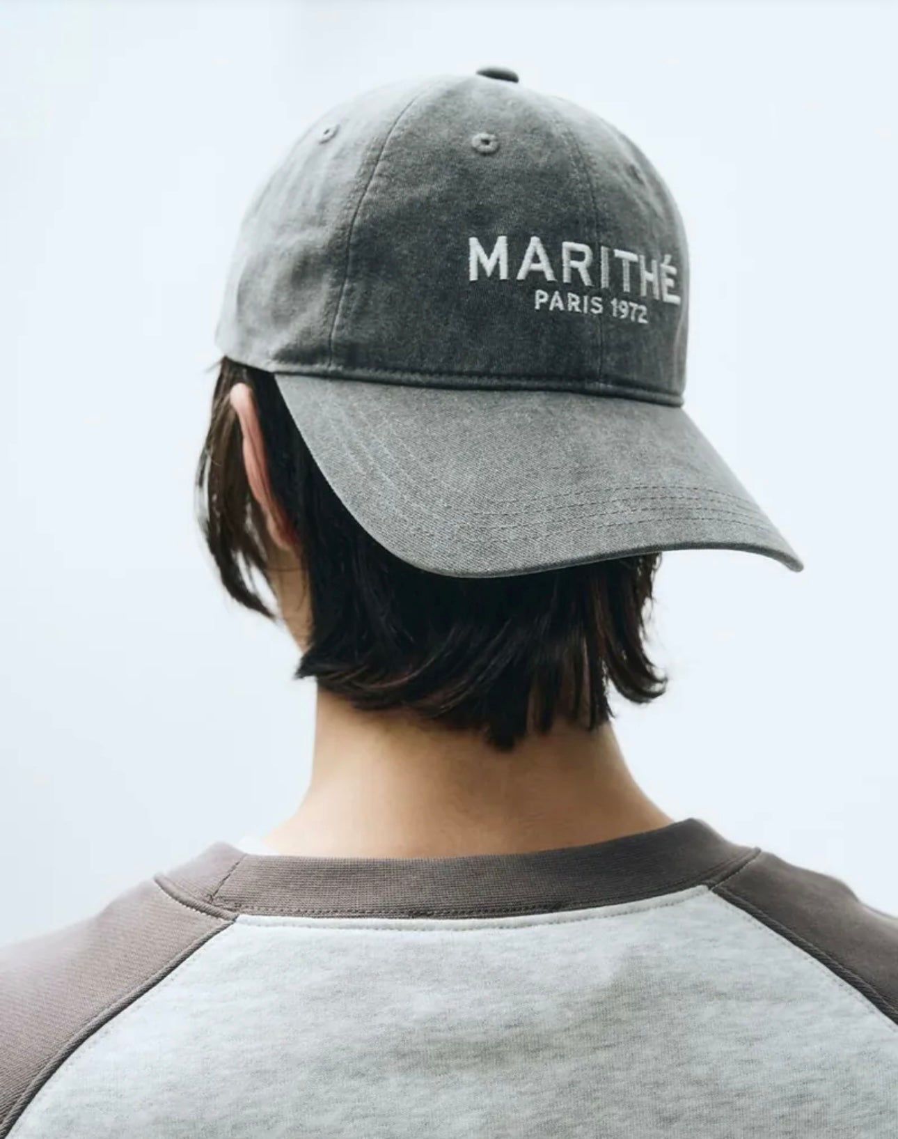 [MARITHE FRANCOIS GIRBAUD] MFG水洗LOGO丹寧棒球老帽(預購)