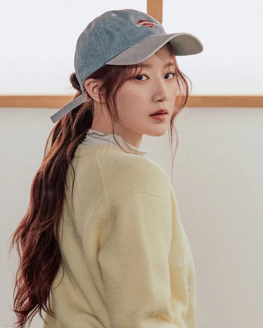 [Covernat] 25SS Heart Cap 舒華同款 刺繡愛心字母拼色棒球帽 (3色)
