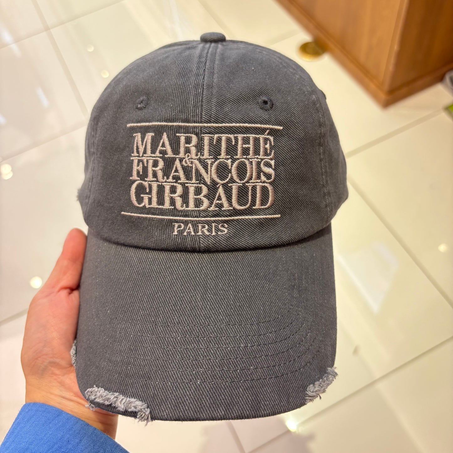 [MARITHE FRANCOIS GIRBAUD] MFG 經典LOGO破損棒球老帽(2色預購)