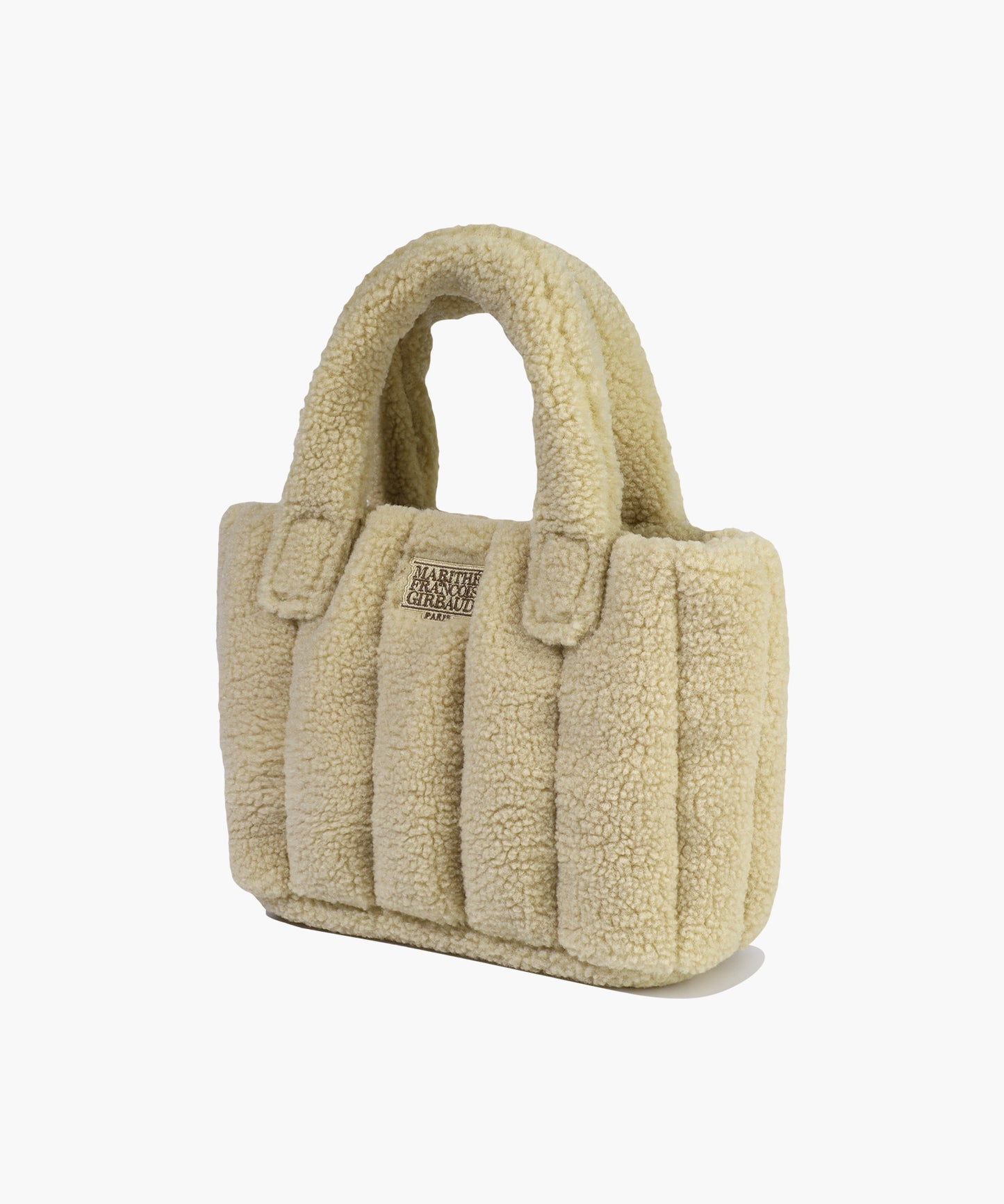 [MARITHE FRANCOIS GIRBAUD] MFG 經典Logo 毛呢泰迪熊 手提袋/包