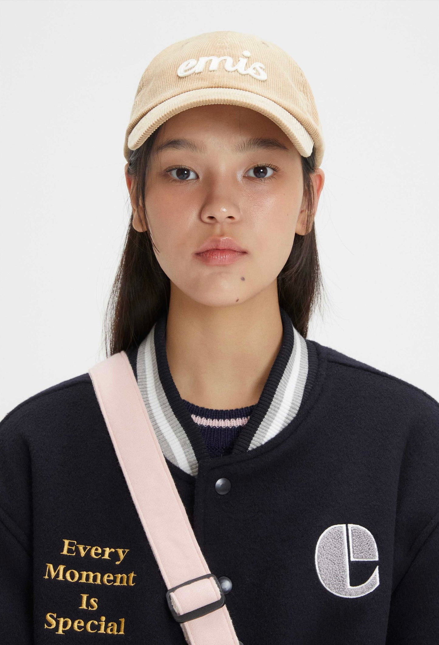 [EMIS] 燈芯絨 LOGO 棒球帽
