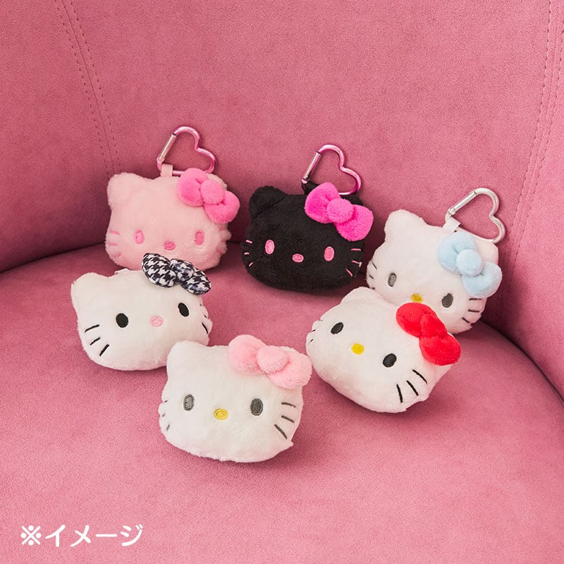 日本 三麗鷗Sanrio 大頭Hello Kitty愛心扣吊飾（六色）