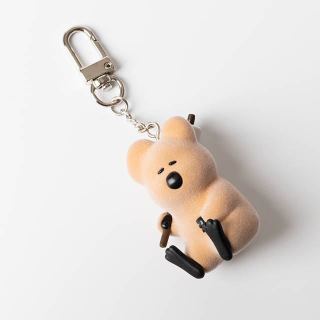 [DINOTAENG] FLOCKING KEYCHAIN植絨鑰匙圈（兩款）