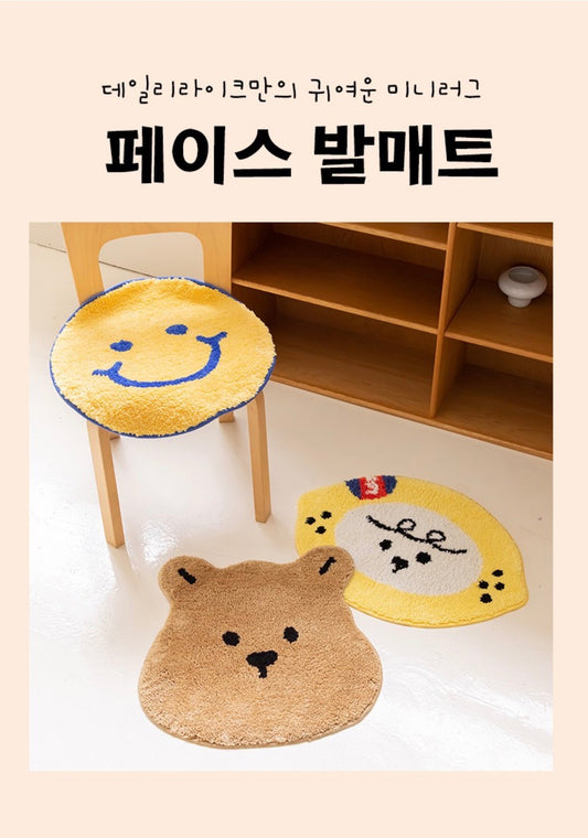 Dailylike 大頭矮袋鼠造型腳踏墊