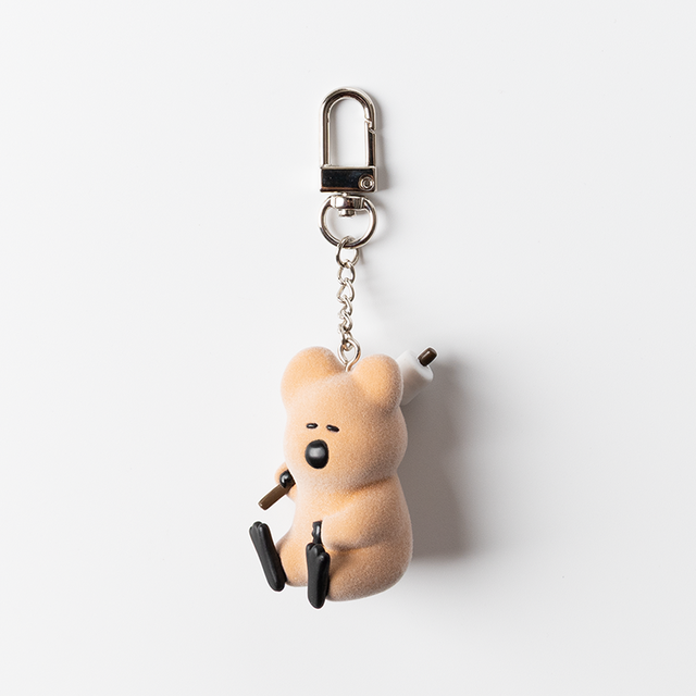 [DINOTAENG] FLOCKING KEYCHAIN植絨鑰匙圈（兩款）