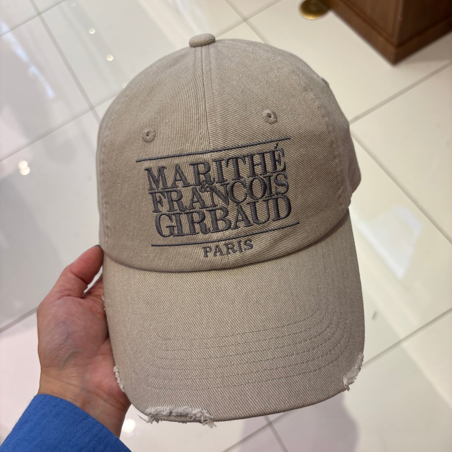 [MARITHE FRANCOIS GIRBAUD] MFG 經典LOGO破損棒球老帽(2色預購)