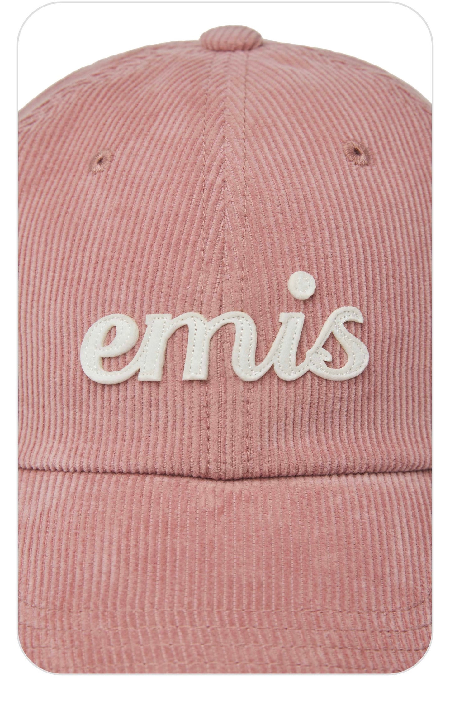 [EMIS] 燈芯絨 LOGO 棒球帽