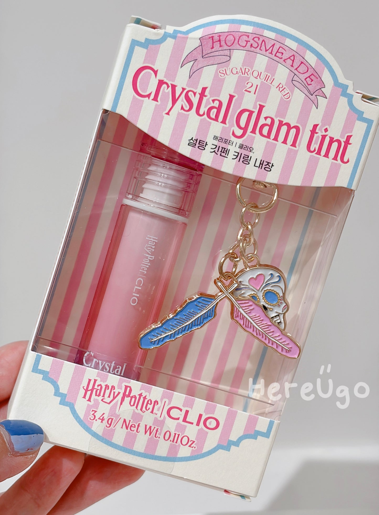 [CLIO] Harry Potter哈利波特聯名 唇蜜 鑰匙圈組 3.4g