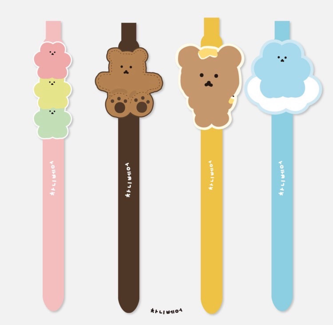 韓國文創 [Chani Bear] jell pen 中性筆 (2款)