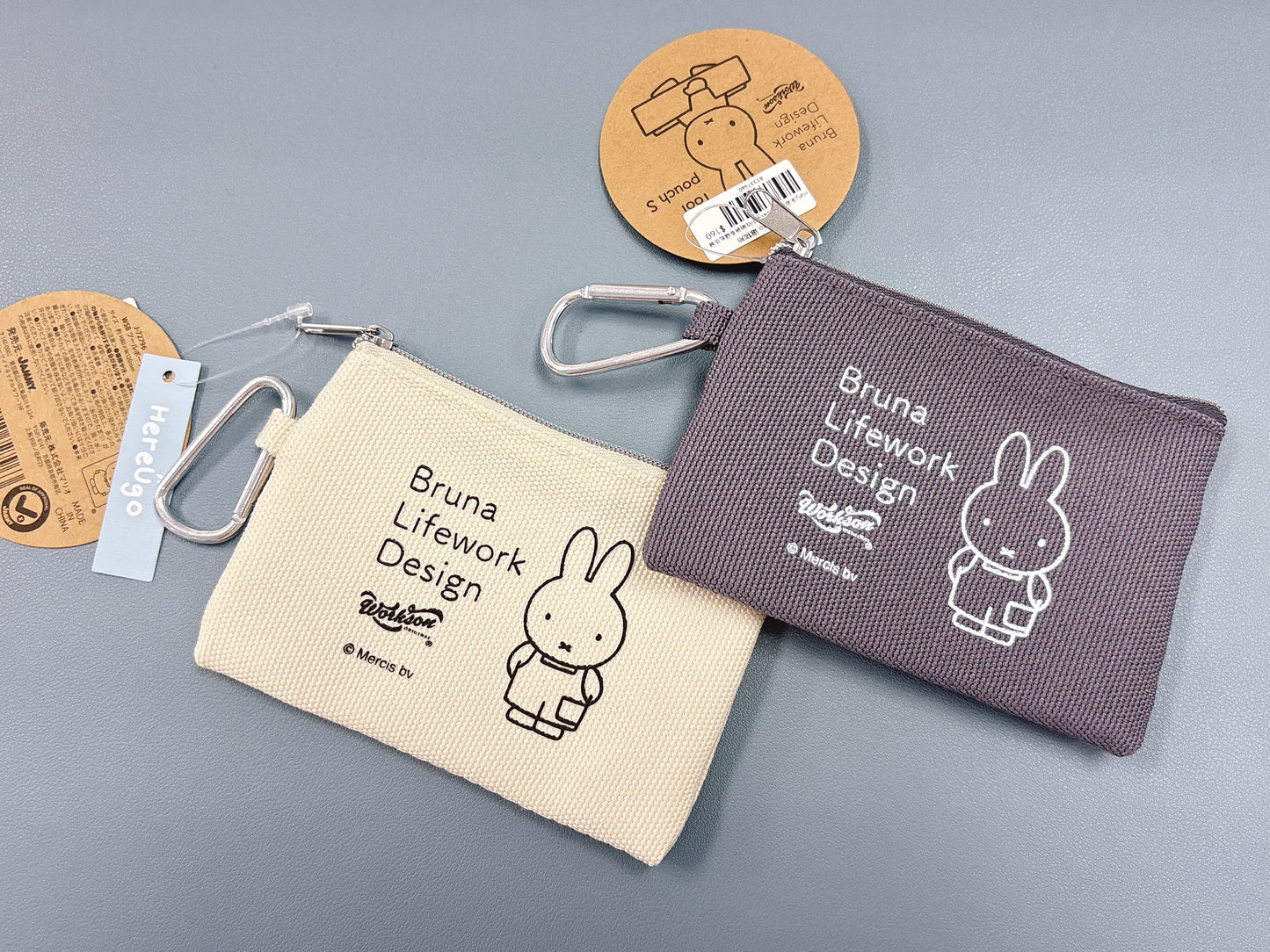 Miffy米菲/米飛兔帆布小收納袋零錢包掛飾