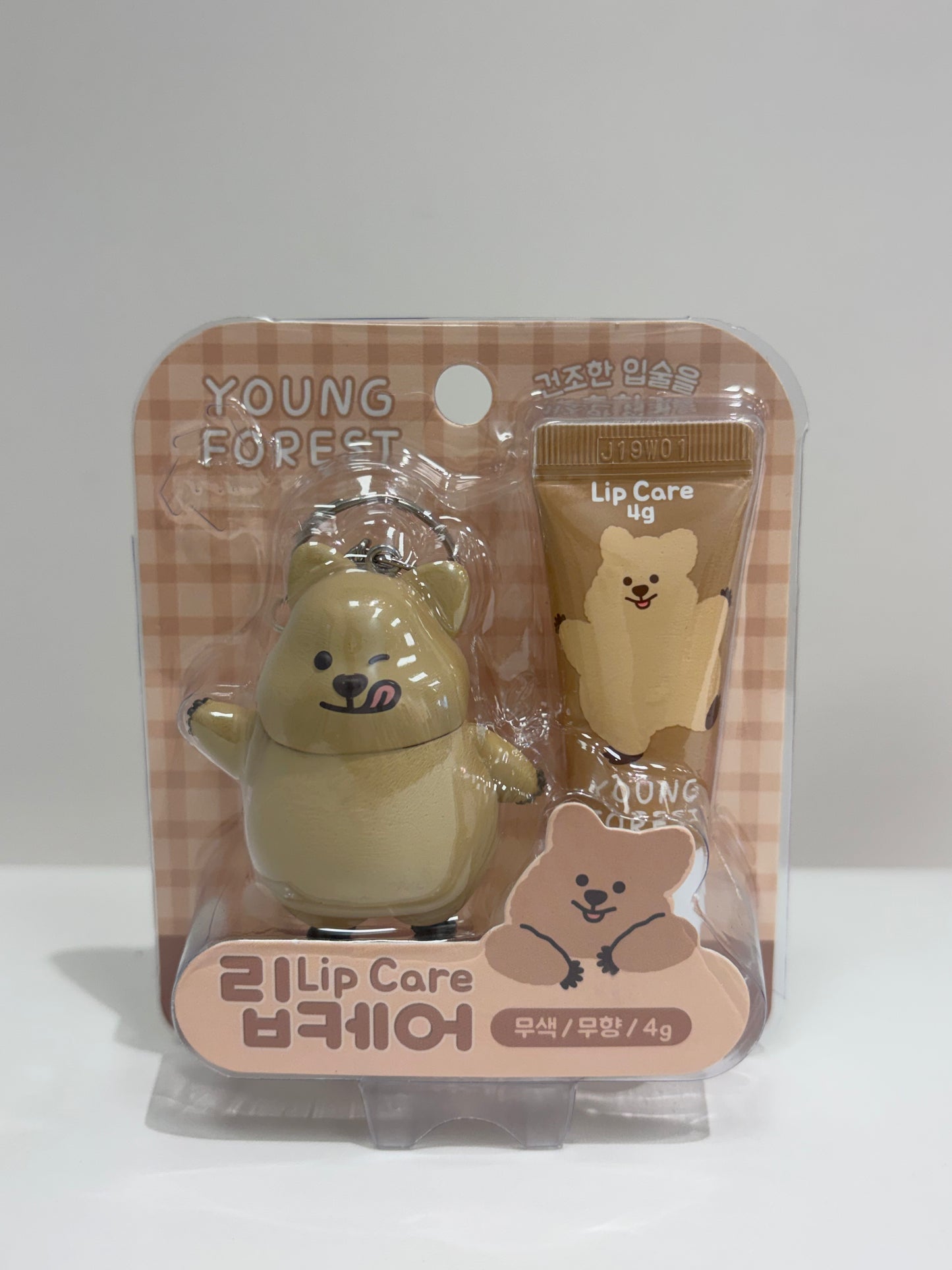 [Young Forest] Quokka矮袋鼠 Lip Care護唇膏+公仔吊飾