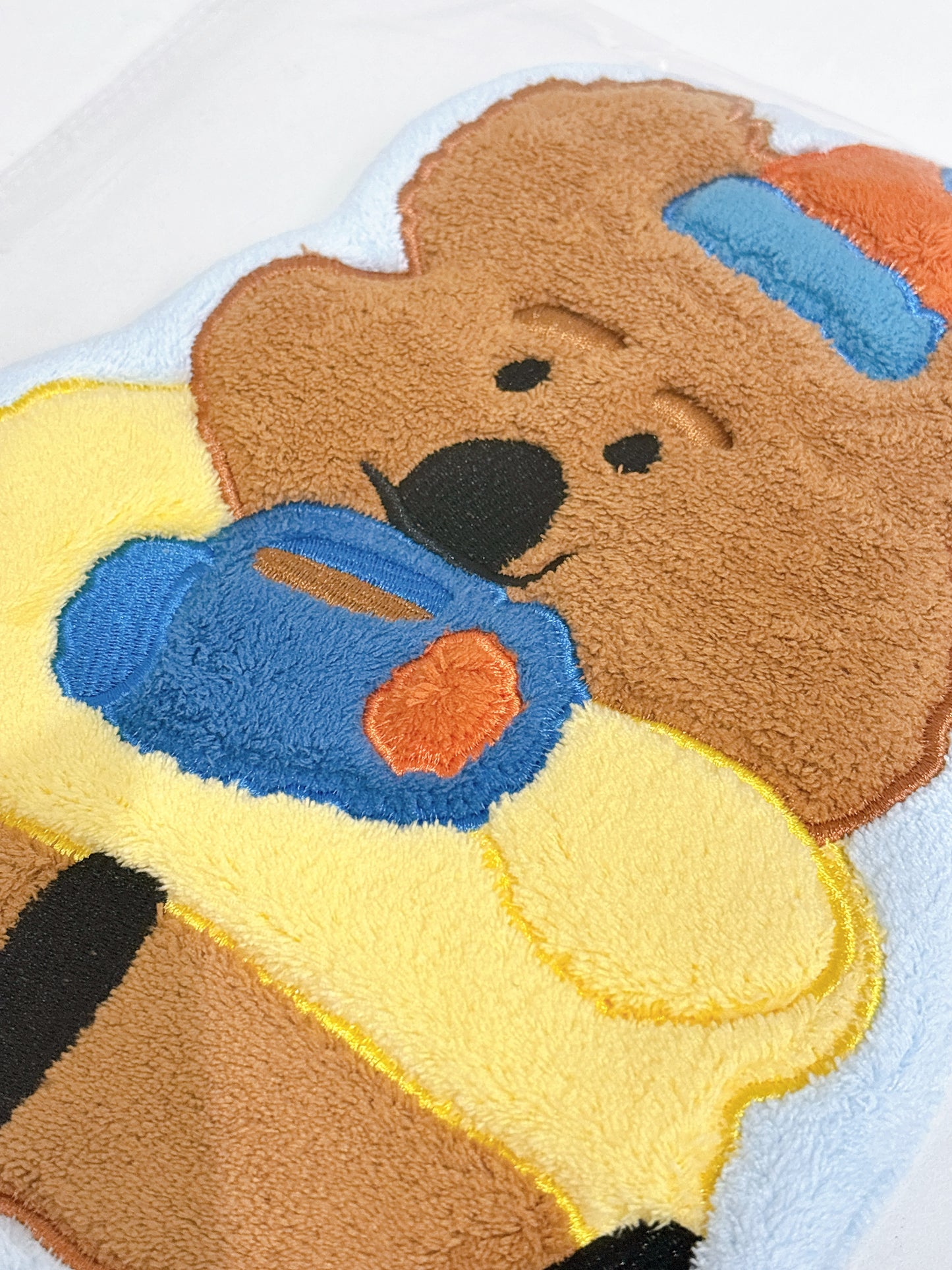 [Dinotaeng] 矮袋鼠加厚珊瑚棉絨吊掛擦手巾(3款)