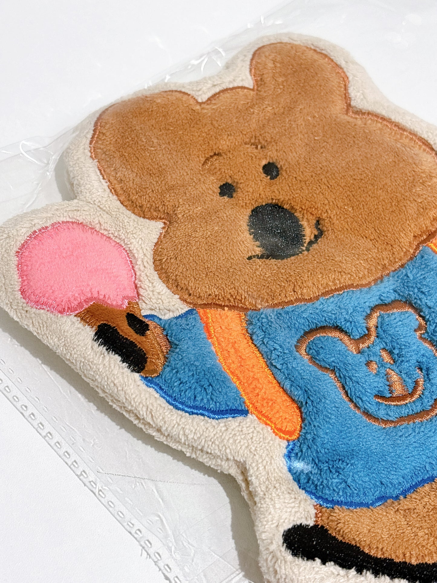 [Dinotaeng] 矮袋鼠加厚珊瑚棉絨吊掛擦手巾(3款)