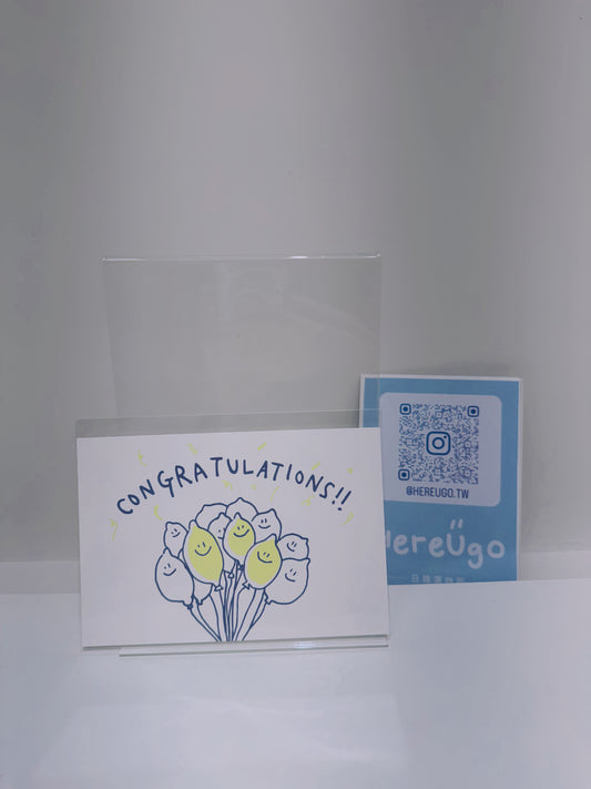 [ Second Morning ] 韓國文創 congratulations!! 生日卡/賀卡/明信片