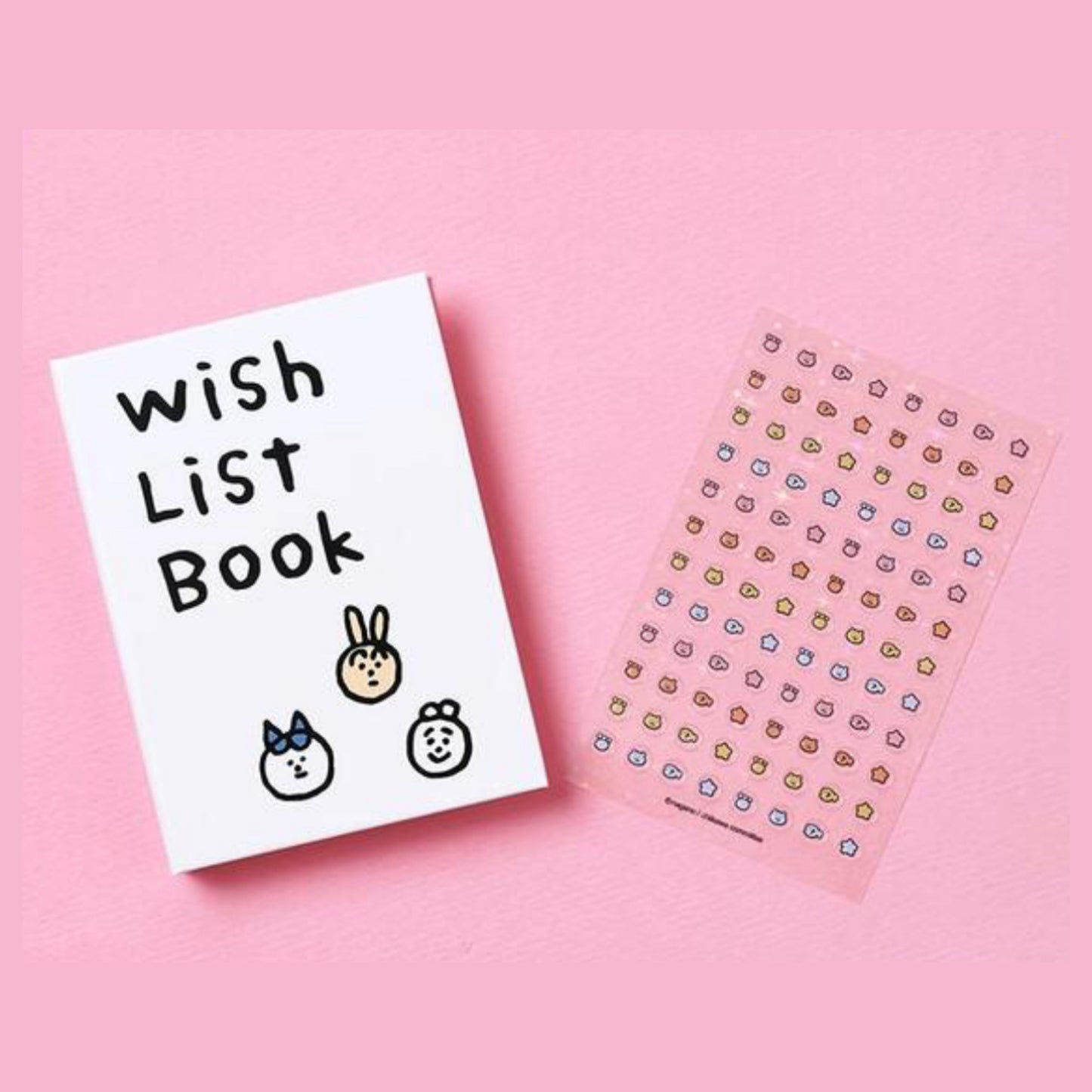 韓國限定 [Chiikawa] 吉伊卡哇 Wish List Book 條列清單便條冊 (附貼紙)