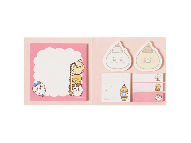 韓國限定 [Kakao Friends] x [Chiikawa] 吉伊卡哇 聯名 memo 便利貼組合