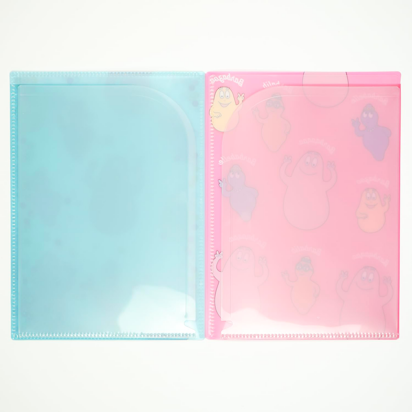 Barbapapa泡泡先生搖搖亮片A5六頁資料夾