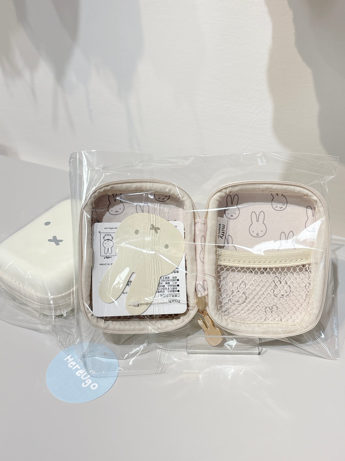 [Miffy] 米菲兔 米飛兔 內分隔硬殼收納包（2色）
