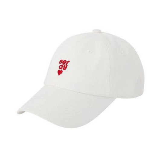[NERDY] 韓國明星私著品牌 小愛心logo cap 棒球帽/帽子 (3色）【單一特價】