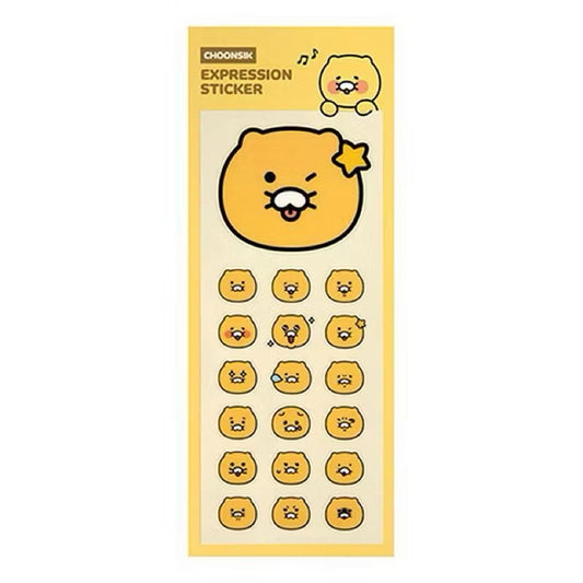 [Kakao Friends] Choonsik 春植大頭表情貼紙