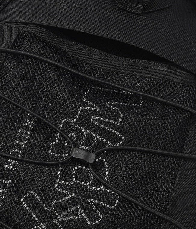 [Wacky Willy] 25SS火柴人網眼束帶後背包(含吊飾) 【85折】