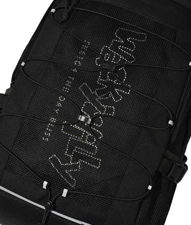 [Wacky Willy] 25SS火柴人網眼束帶後背包(含吊飾) 【85折】