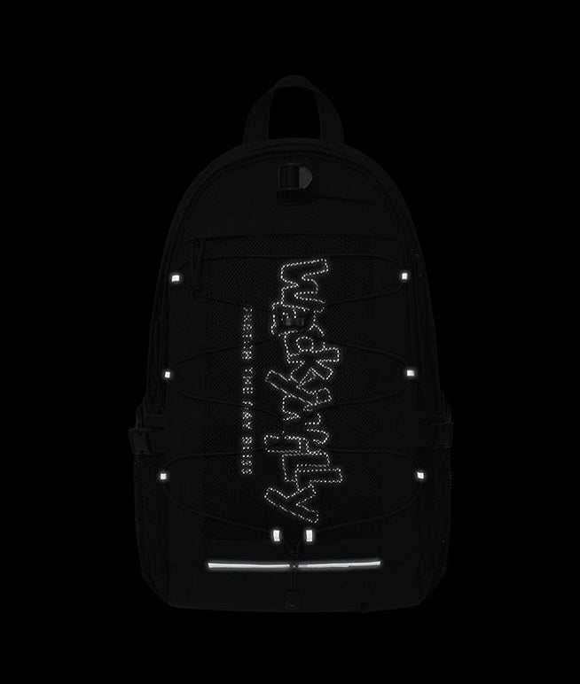 [Wacky Willy] 25SS火柴人網眼束帶後背包(含吊飾) 【85折】